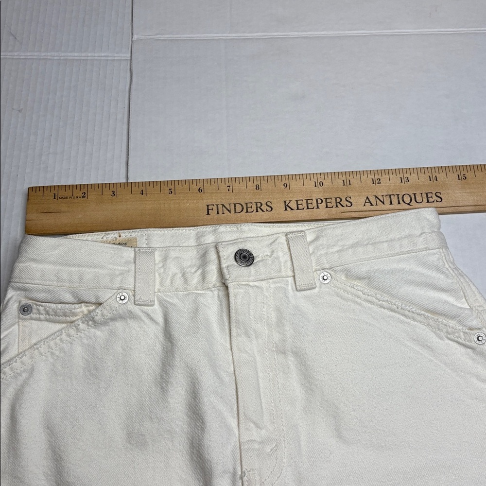 Levi’s cream Denim Mini Skirt, white tag, big E size 26 - Picture 6 of 9
